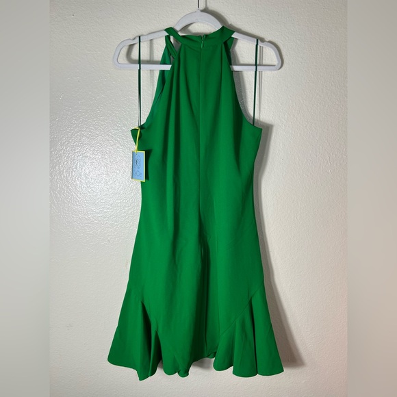 CeCe Vibrant Green Mini Dress size S - Picture 2 of 9